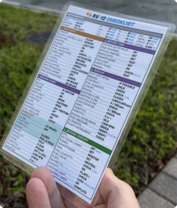 Pilot Checklist in Hand